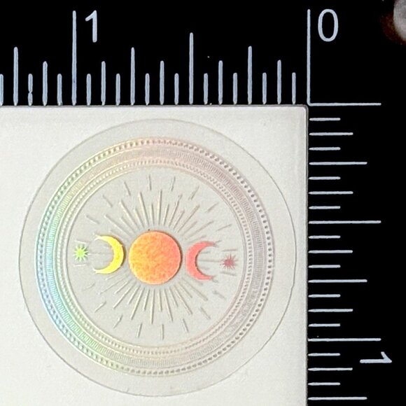 ๐10/$10๐ Silver Celestial Holographic Translucent Waterproof Vinyl Sticker - Picture 1 of 1